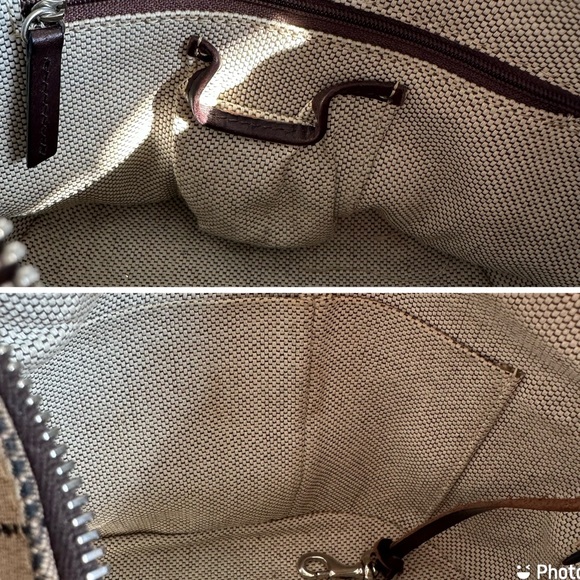 Dooney and Bourke Y2K Vintage Signature Logo Bucket Crescent Hobo Y2K Handbag - Picture 10 of 16